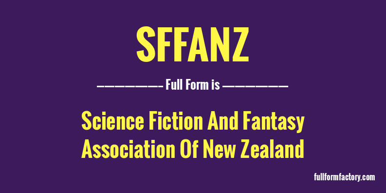 sffanz-full-form