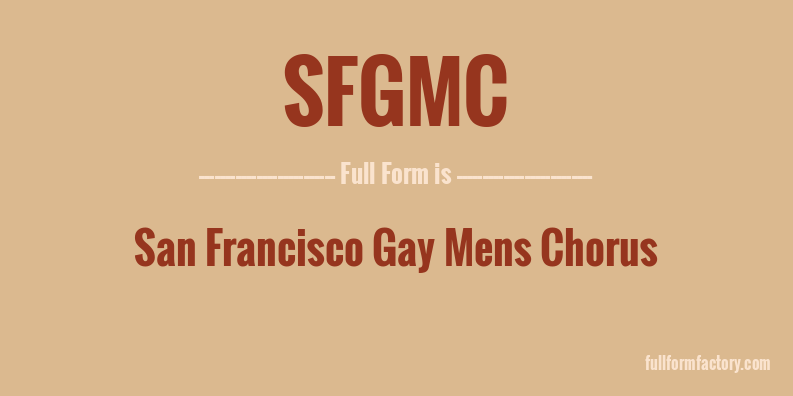sfgmc-full-form