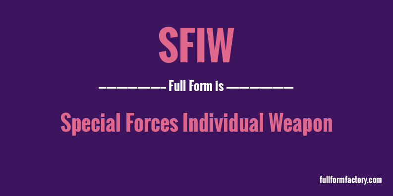 sfiw-full-form
