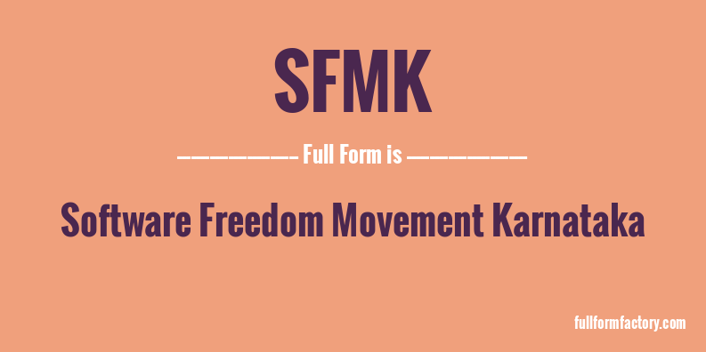 sfmk-full-form