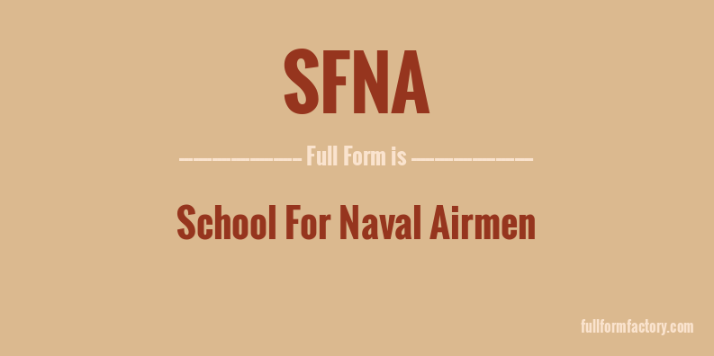 sfna-full-form