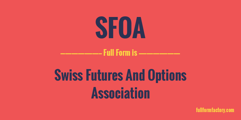 sfoa-full-form