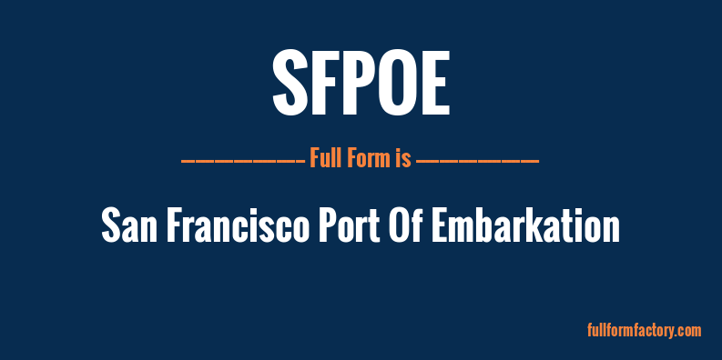 sfpoe-full-form
