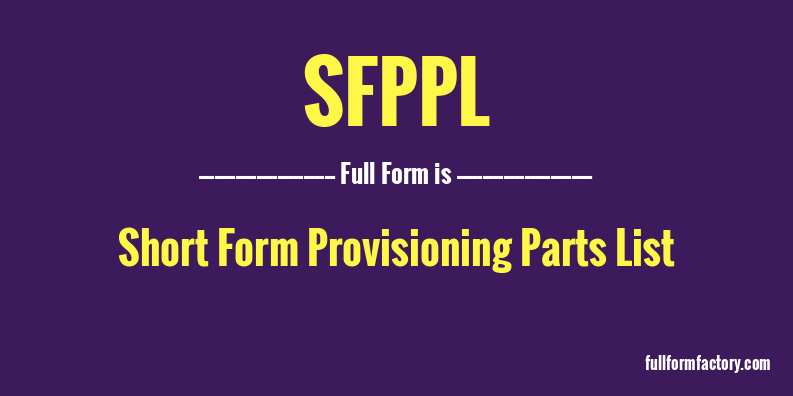 sfppl-full-form