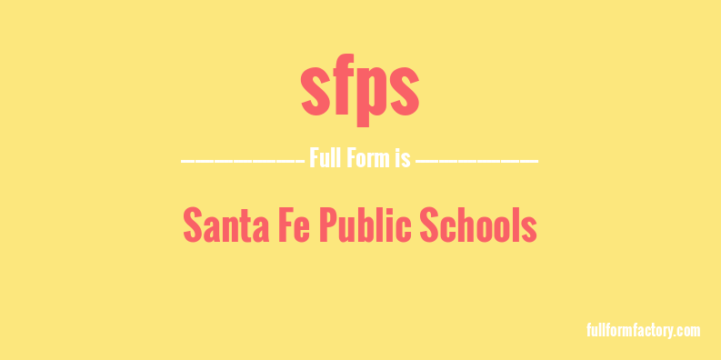 sfps-full-form