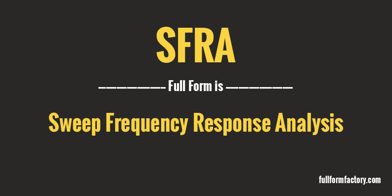 sfra-full-form