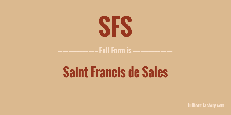 sfs-full-form