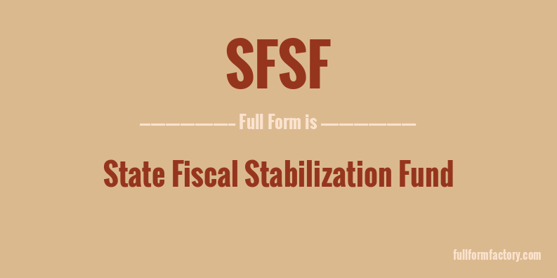 sfsf-full-form