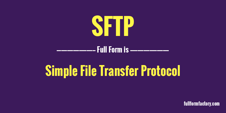 sftp-full-form