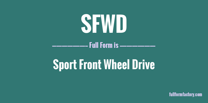 sfwd-full-form