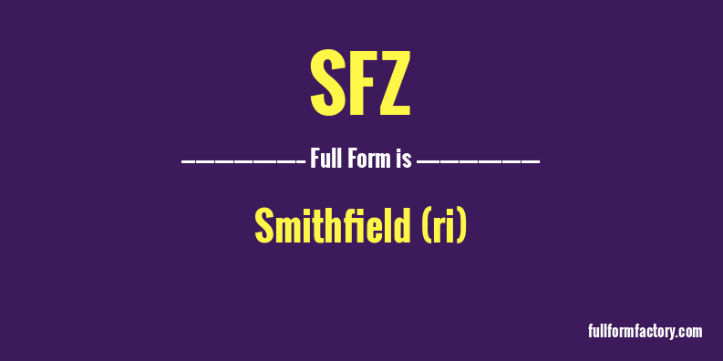 sfz-full-form