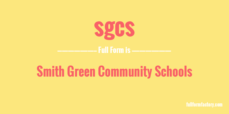 sgcs-full-form