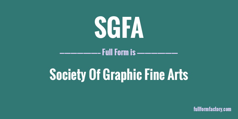 sgfa-full-form