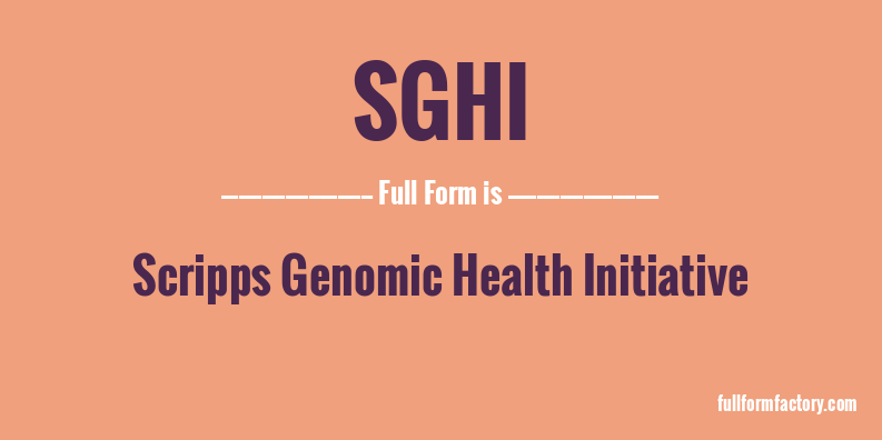 sghi-full-form