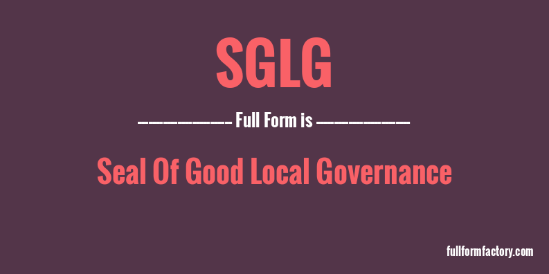 sglg-full-form