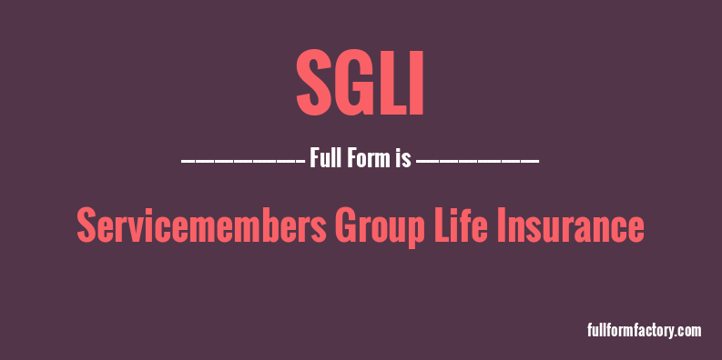 sgli-full-form