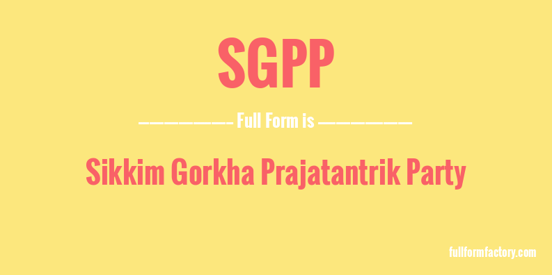 sgpp-full-form