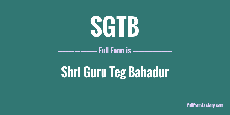 sgtb-full-form