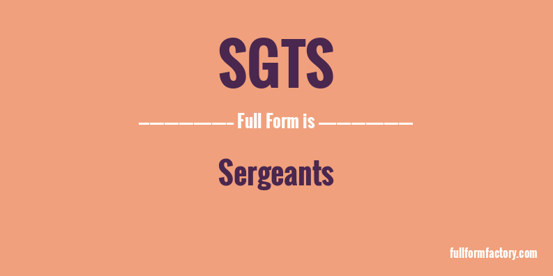 sgts-full-form