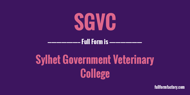sgvc-full-form