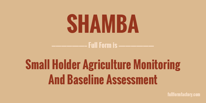 shamba-full-form