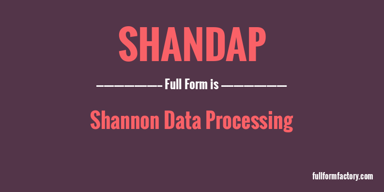 shandap-full-form