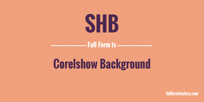 shb-full-form