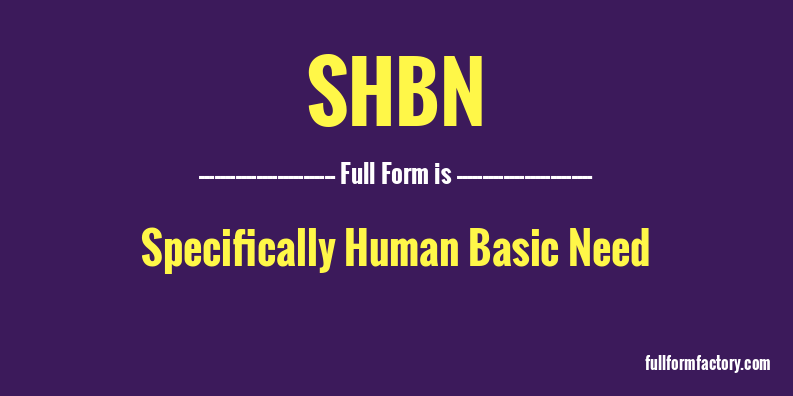 shbn-full-form