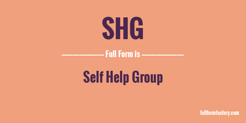 shg-full-form