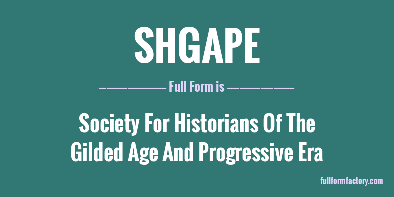 shgape-full-form
