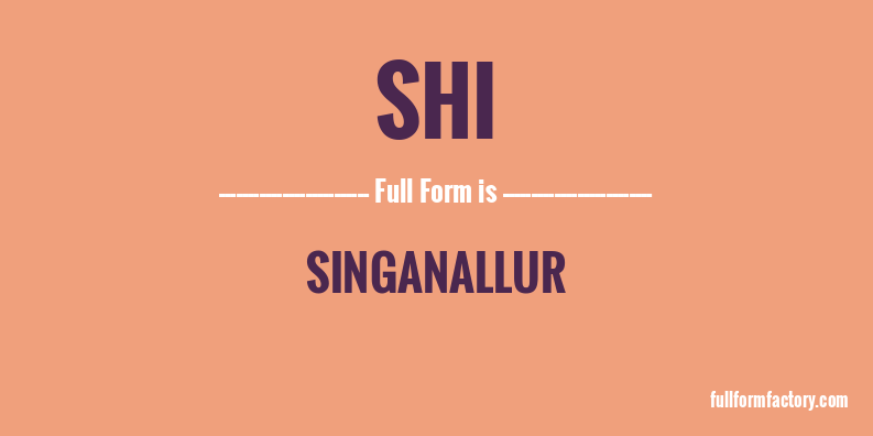 shi-full-form