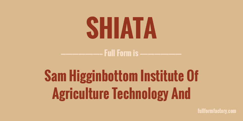 shiata-full-form