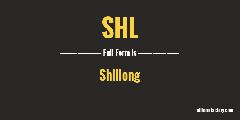 shl-full-form