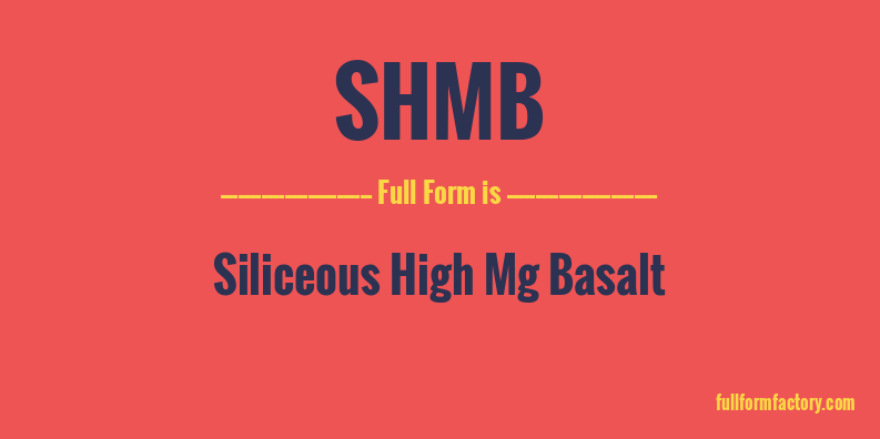 shmb-full-form