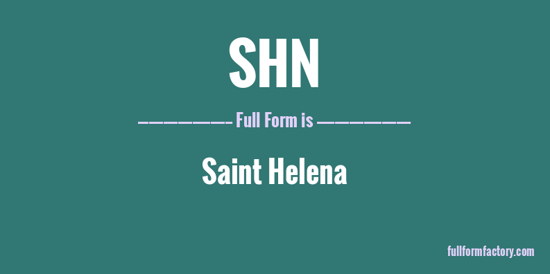 shn-full-form