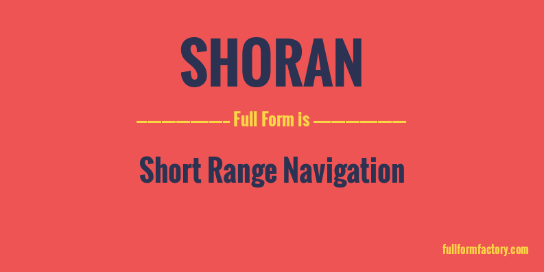 shoran-full-form