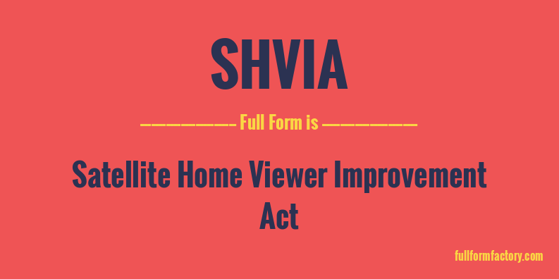 shvia-full-form