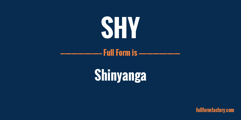 shy-full-form