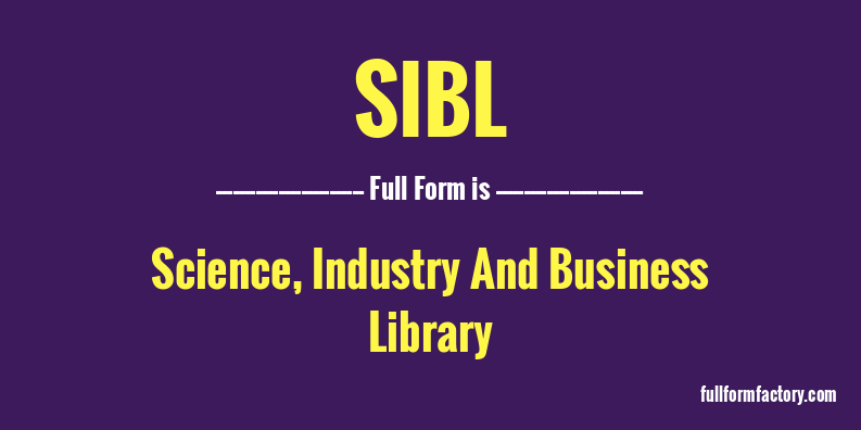 sibl-full-form