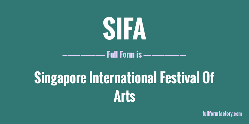 sifa-full-form