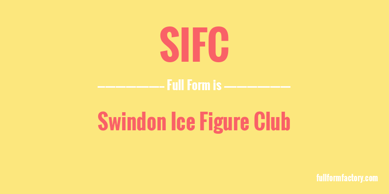 sifc-full-form