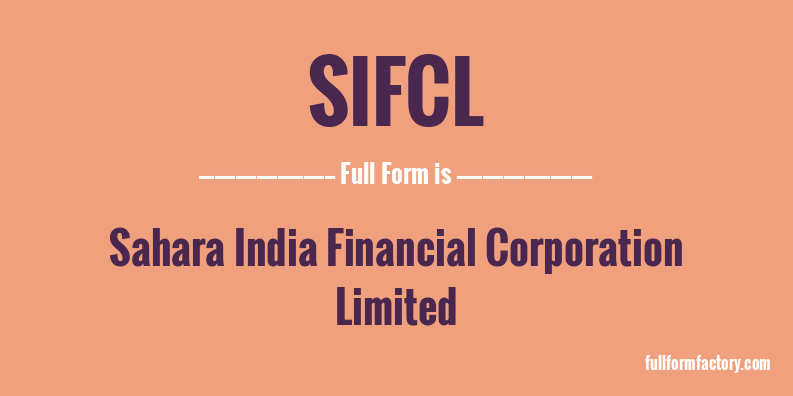 sifcl-full-form