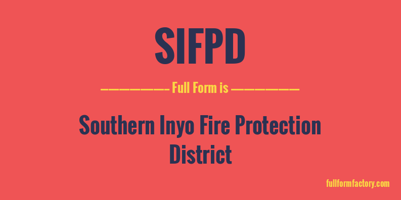 sifpd-full-form