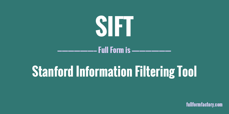 sift-full-form