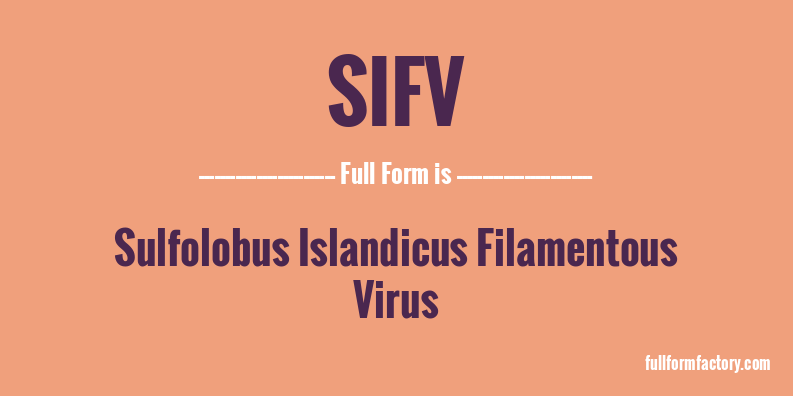 sifv-full-form