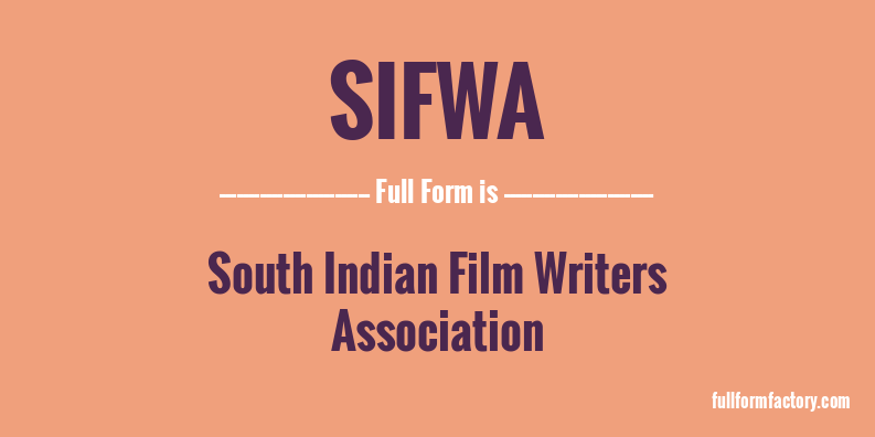 sifwa-full-form