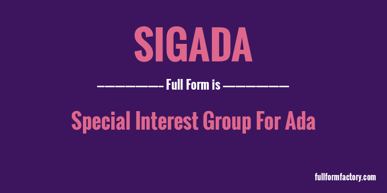 sigada-full-form