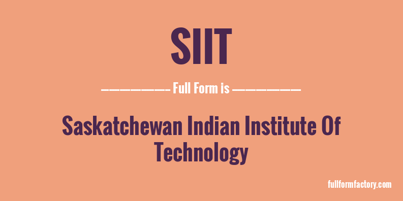 siit-full-form