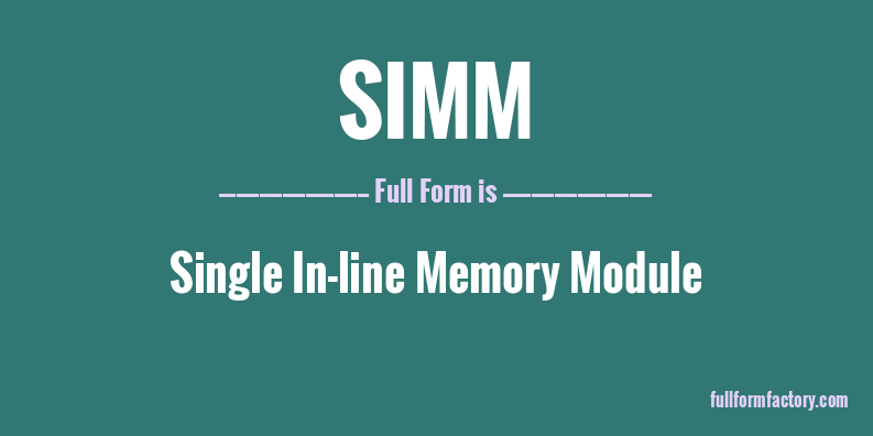 simm-full-form