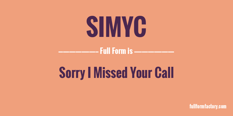 simyc-full-form